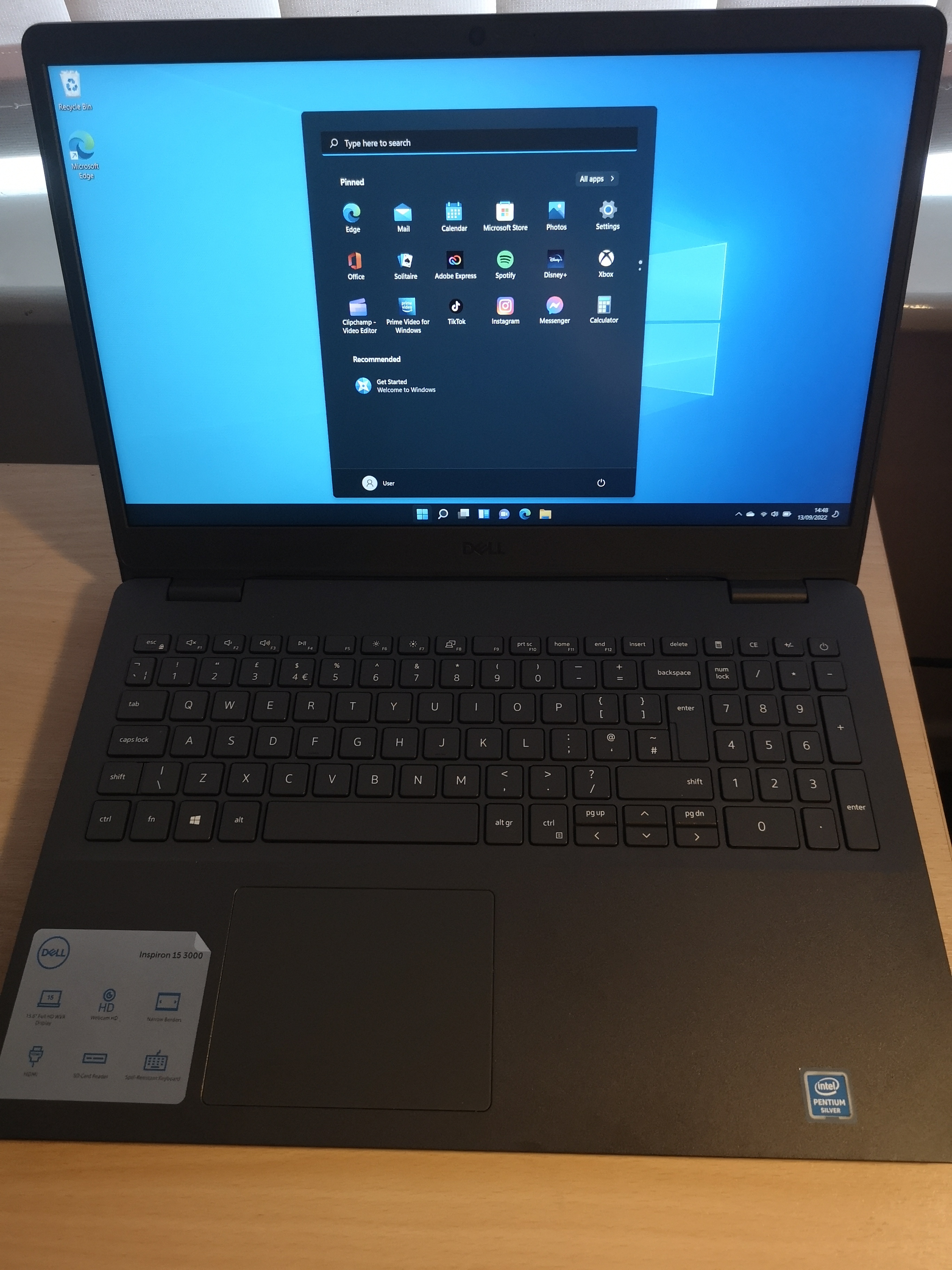 Dell 15 laptop